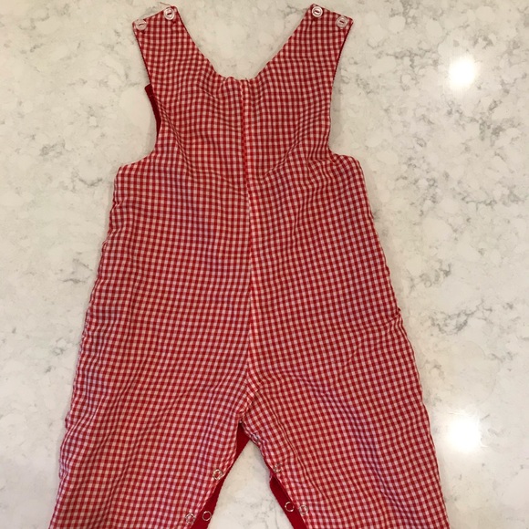 Reversible red Overalls - Picture 7 of 8